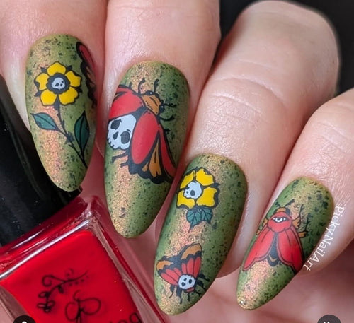 CJS-H-91 Happy Halloween - Ongles Elaine Lemay