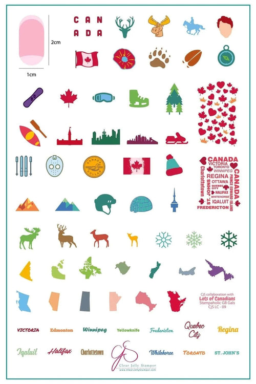 CJS-LC-09 Oh Canada! - Ongles Elaine Lemay