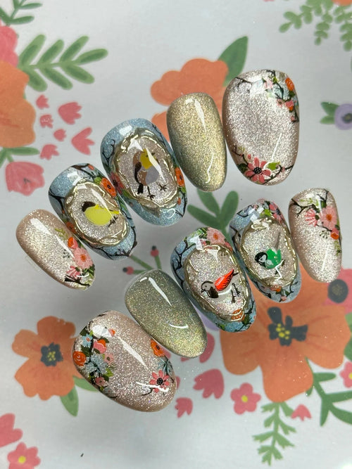 CJS-LC-103 Talk Birdy To Me - Ongles Elaine Lemay