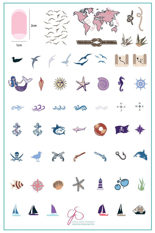 CJS-LC-11 Treasures of the Sea - Ongles Elaine Lemay