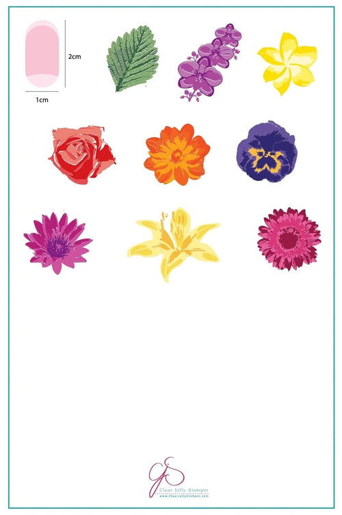 CJS-LC-16 Full On Floral - Ongles Elaine Lemay