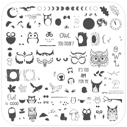 CJS-LC-96 Owl is good - Ongles Elaine Lemay