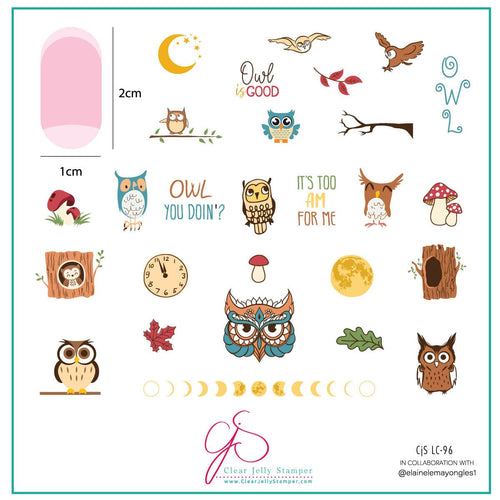 CJS-LC-96 Owl is good - Ongles Elaine Lemay