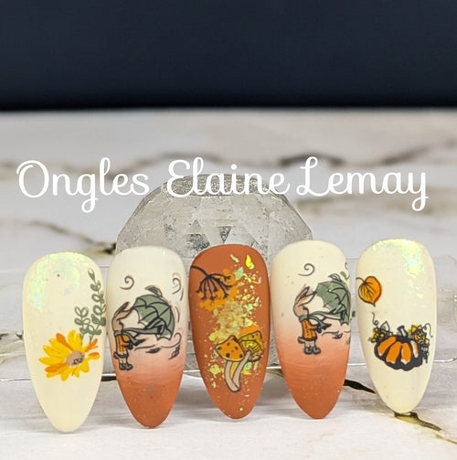 CJS-LE-06 Harvest Glow - Ongles Elaine Lemay