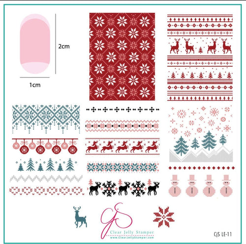 CJS-LE-11 Reindeer Sweater - Ongles Elaine Lemay