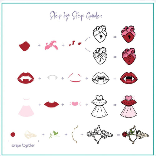 CJS-V-42 My Creepy Valentine - Ongles Elaine Lemay