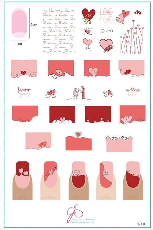 CJS-V-44 Forever yours - Ongles Elaine Lemay