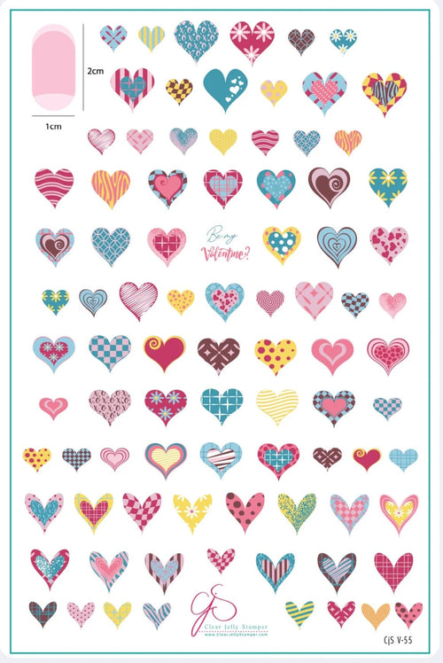 CJS-V-55 Love in Layers - Ongles Elaine Lemay