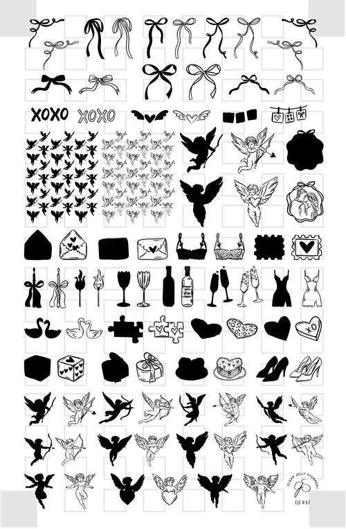 CJS-V-57 Cupids Canvas - Ongles Elaine Lemay