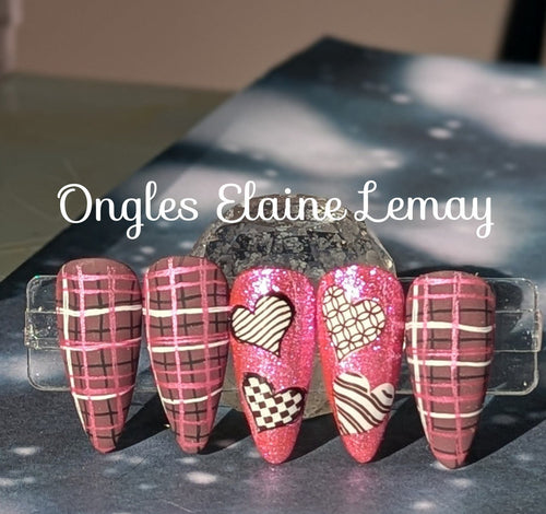 CJS-V-58 Hugs and Kisses - Ongles Elaine Lemay