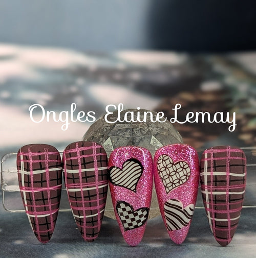 CJS-V-58 Hugs and Kisses - Ongles Elaine Lemay
