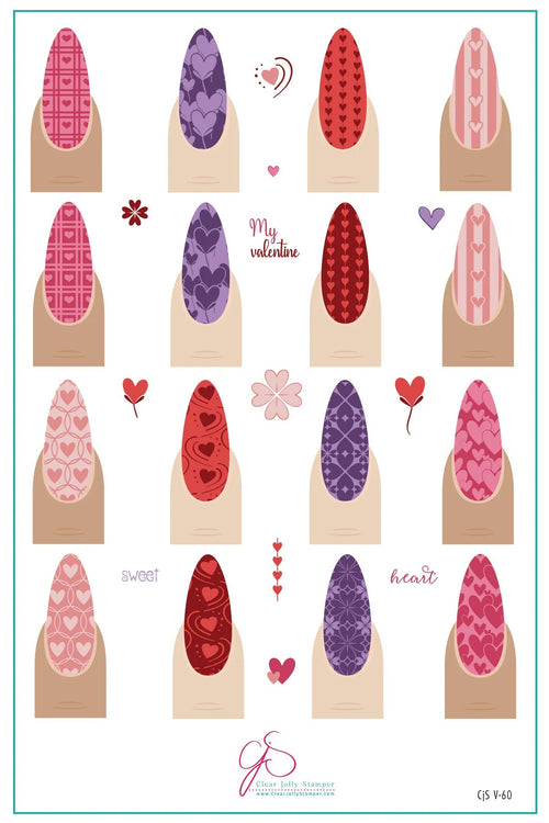 CJS-V-60 Heart to Heart - Ongles Elaine Lemay