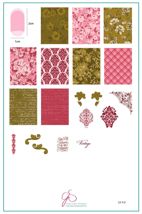 CJS-V-61 Romantic Impressions - Ongles Elaine Lemay