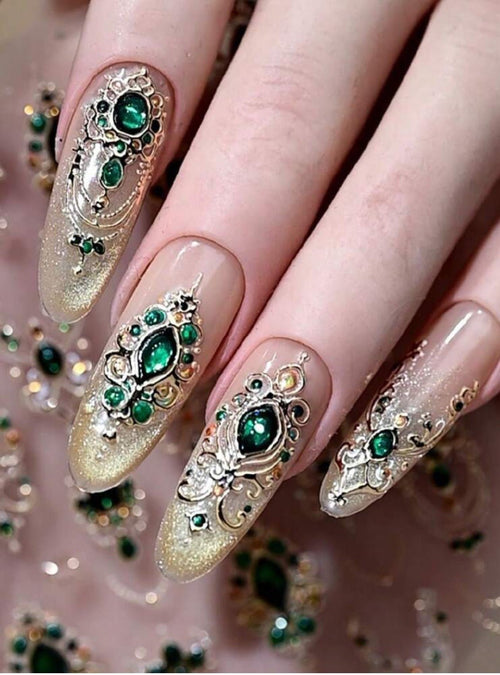 Collant 3D Vert - Ongles Elaine Lemay