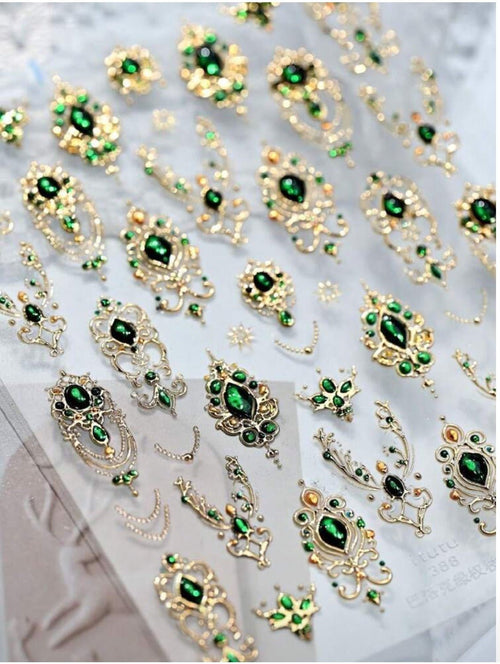 Collant 3D Vert - Ongles Elaine Lemay