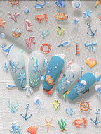 Collant 5d Style ocean KO1251 - Ongles Elaine Lemay