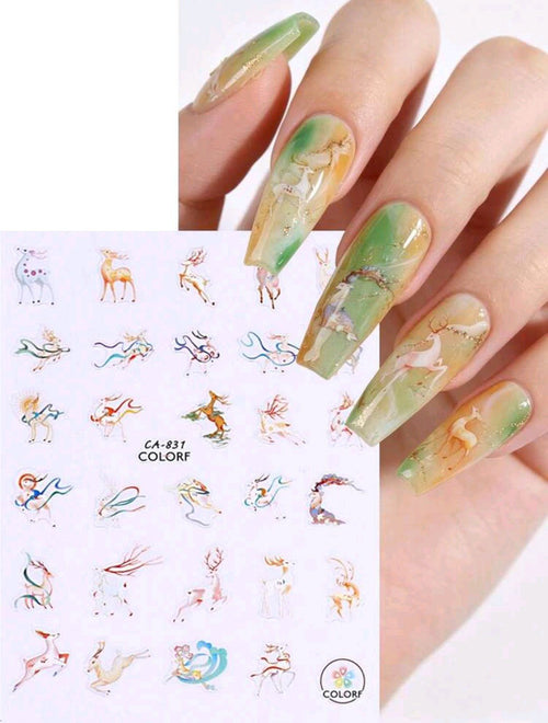 Collant Cerfs- Ongles Elaine Lemay