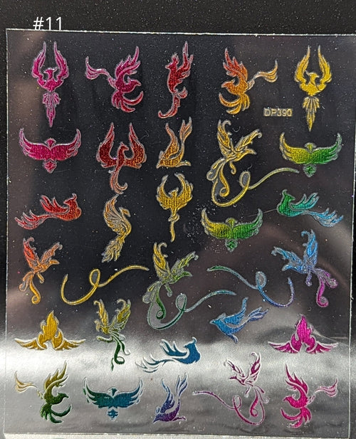 Collant dragon-Phoénix 11 - Ongles Elaine Lemay