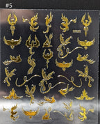 Collant dragon-Phoénix 5 - Ongles Elaine Lemay