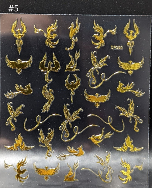 Collant dragon-Phoénix 5 - Ongles Elaine Lemay