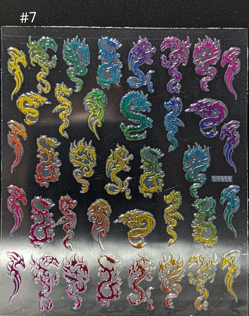 Collant dragon-Phoénix 7 - Ongles Elaine Lemay