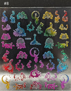 Collant dragon-Phoénix 8 - Ongles Elaine Lemay