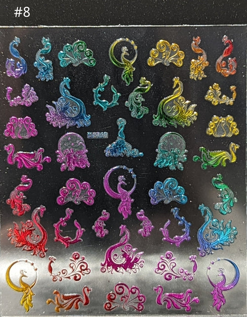 Collant dragon-Phoénix 8 - Ongles Elaine Lemay