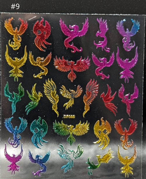 Collant dragon-Phoénix 9 - Ongles Elaine Lemay