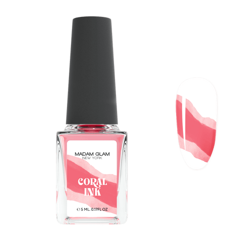 Coral / corail - Ongles Elaine Lemay