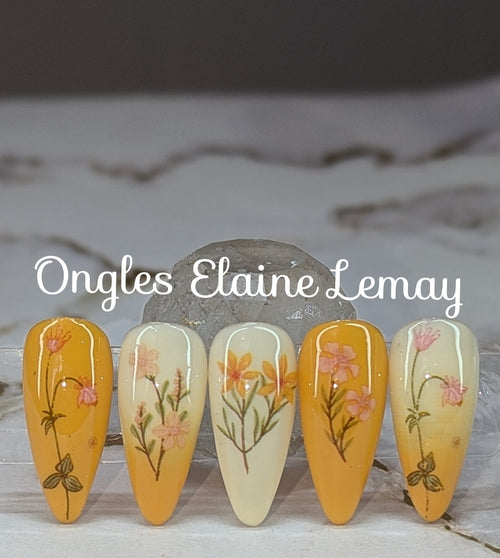 Daffy Day - Ongles Elaine Lemay