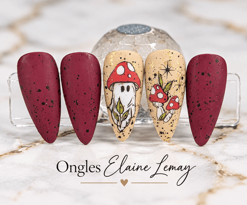 Dark Rouge - Ongles Elaine Lemay