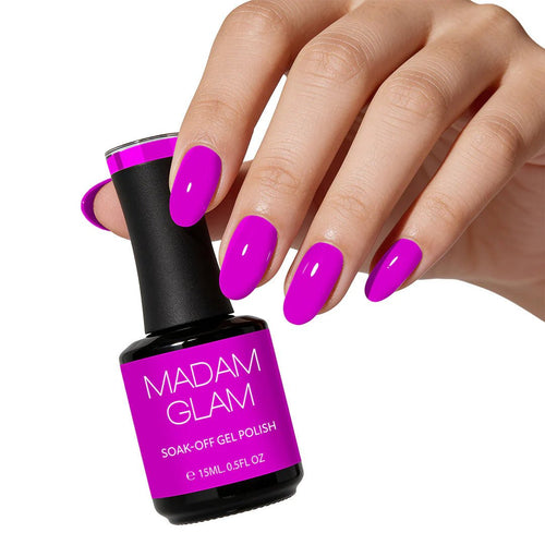 Electric Purple - Ongles Elaine Lemay