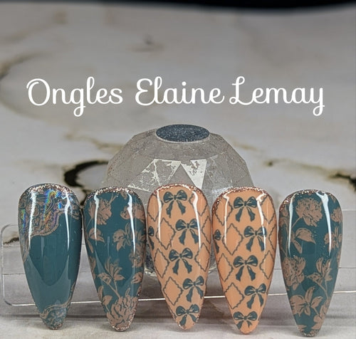 Evergreen Mist - Ongles Elaine Lemay