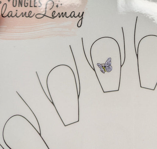 Feuille Laminée pour stamping - Ongles Elaine Lemay