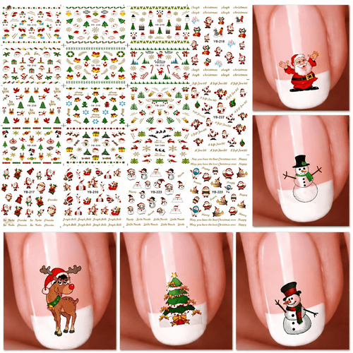 Feuilles 12 motifs YB-289 - Ongles Elaine Lemay
