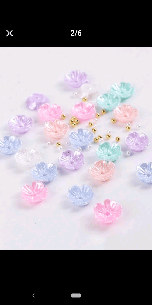 Fleurs 3d multicolore - Ongles Elaine Lemay