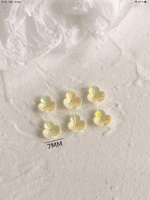Fleurs 3D (paquet de 20) - Ongles Elaine Lemay