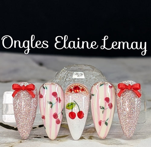 Foil Coquette - Ongles Elaine Lemay