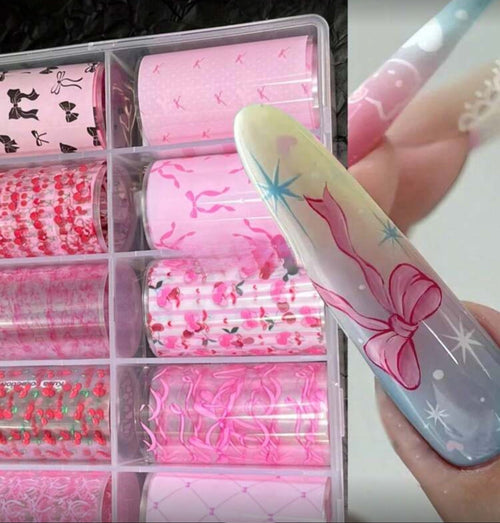 Foil Coquette - Ongles Elaine Lemay