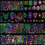 Foil holo 8 morceaux - Ongles Elaine Lemay