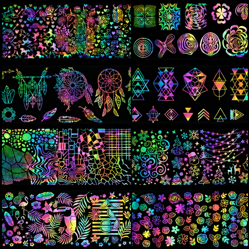 Foil holo 8 morceaux - Ongles Elaine Lemay