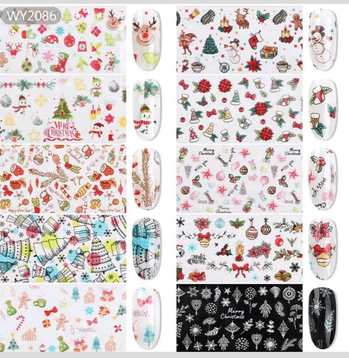 Foil Noël traditionnel - Ongles Elaine Lemay