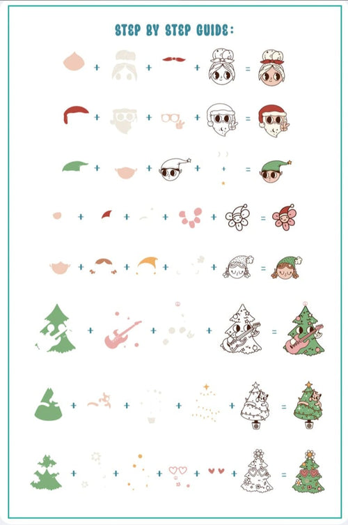 CJS-C-81 Groovy Christmas - Ongles Elaine Lemay 