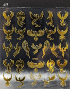Collant dragon-Phoénix #3 - Ongles Elaine Lemay 