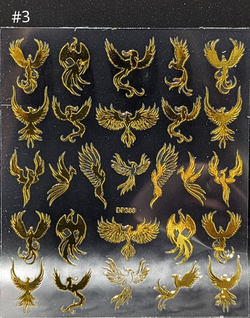 Collant dragon-Phoénix #3 - Ongles Elaine Lemay 