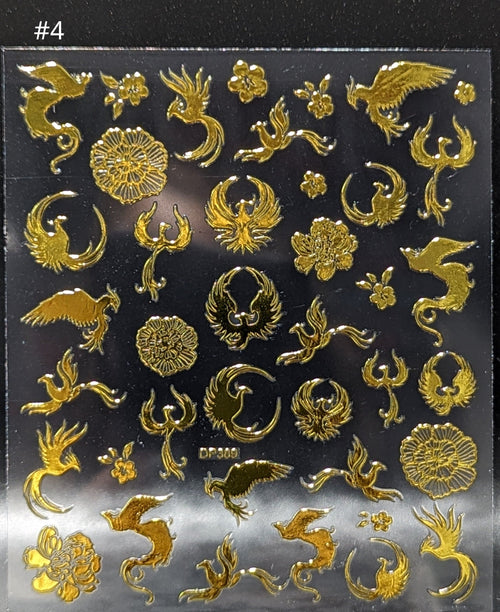 Collant dragon-Phoénix #4 - Ongles Elaine Lemay 