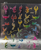 Collant dragon-Phoénix #11 - Ongles Elaine Lemay 
