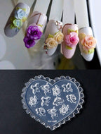 Moule 3D Roses - Ongles Elaine Lemay 