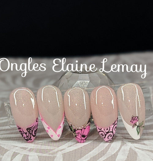 Atelier de Stamping - Ongles Elaine Lemay 