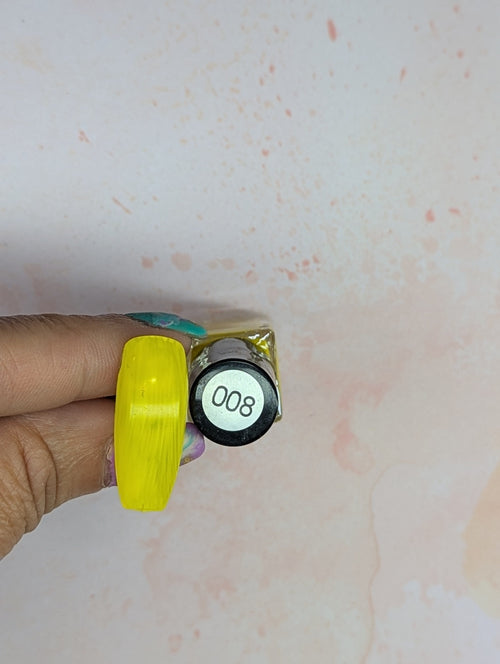 #008 You are my Sunshine vernis à stamping - Ongles Elaine Lemay 